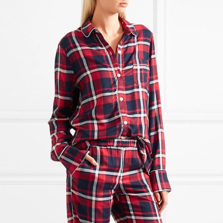 These Cozy Flannel Pajamas From Madewell Are 40% Off Right Now
