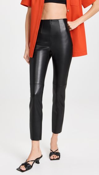 Philosophy Di Lorenzo Serafini + Black Faux Leather Leggings