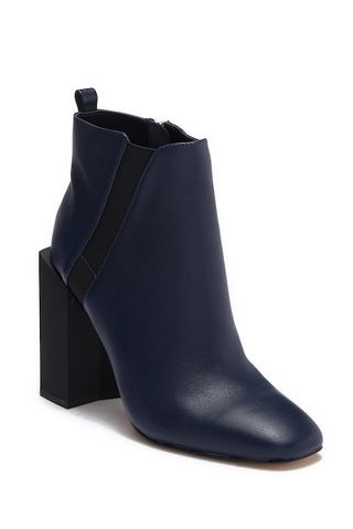 Halston Heritage + Peregrun Leather Bootie