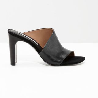 & Other Stories + Asymmetrical Open Toe Pumps