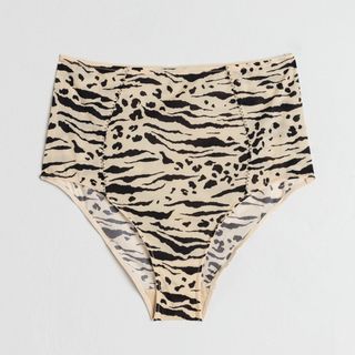 & Other Stories + Animal-Print High Waisted Briefs