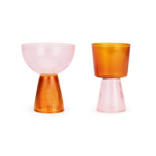 Yinka Ilori + Oorun Didun Glass Cups