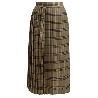 Joseph + Beck Tartan Wool Kilt Skirt