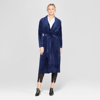 Who What Wear x Target + Velvet Overcoat