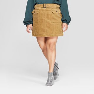 Who What Wear x Target + Cord Mini Skirt