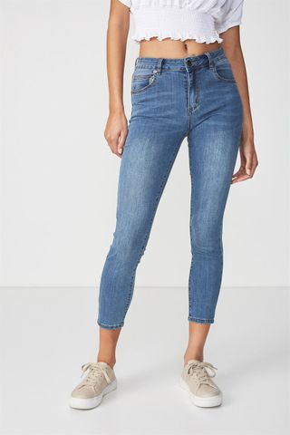 Cotton On + Mid Rise Grazer Skinny Jean