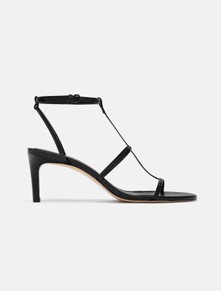 Zara + Leather High Heeled Strappy Sandals