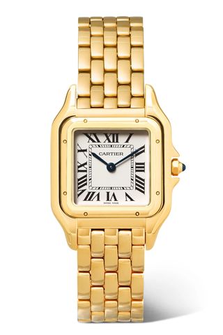 Cartier + Panthère de Cartier 27mm Medium 18-Karat Gold Watch