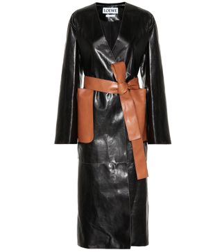 Loewe + Leather Trench Coat