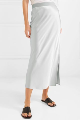 Theory + Satin Maxi Skirt