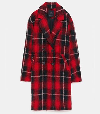 Zara + Check Coat