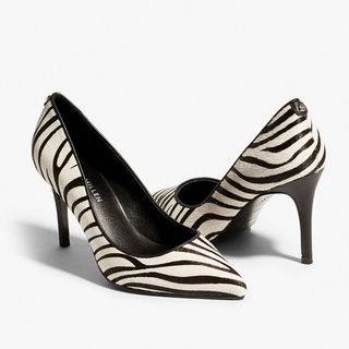 Karen Millen + Zebra Print Heels