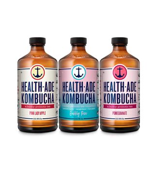 Health-Ade + Kombucha Tea Organic Probiotic Drink, 12 Pack Case