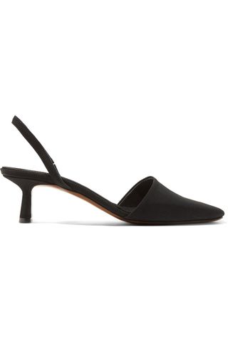 Neous + Goodyera Faille Slingback Pumps