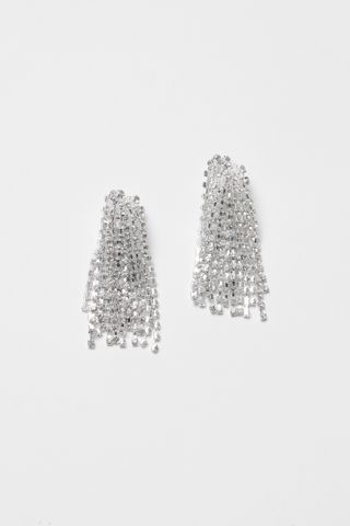 H&M + Silver-Plated Clip Earrings