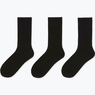Uniqlo + Calf Socks (3 Pairs), Black