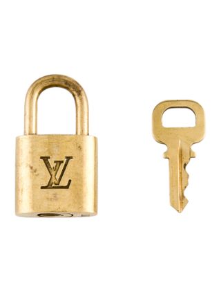 Louis Vuitton + Brass Lock & Key Set