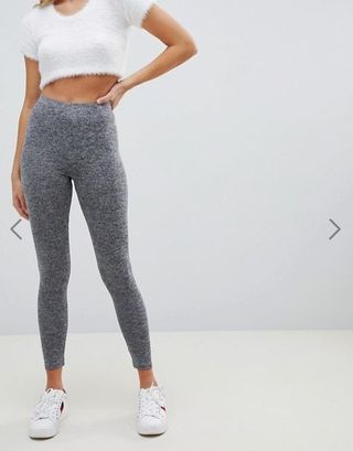 ASOS Design + Legging in Marl