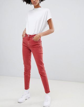 Weekday + Way High Waist Skinny Jeans in Organic Cotton