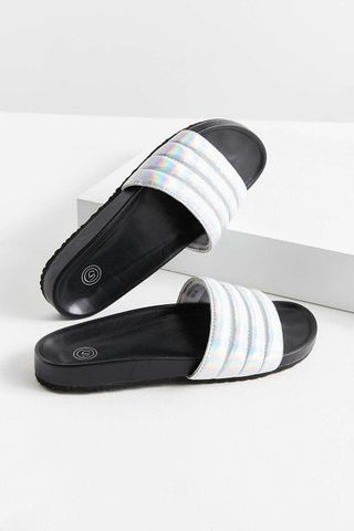 Urban Outfitters + Quilted Pool Slides