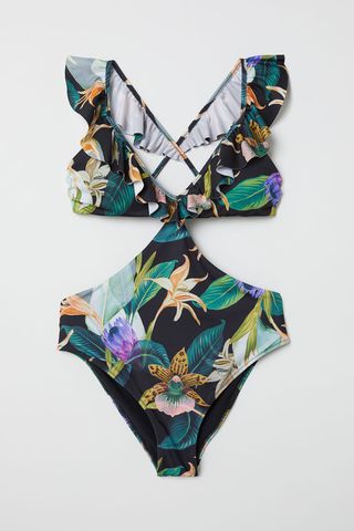 H&M + Swimsuit With Frills