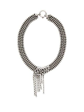 Isabel Marant + Wild Shore Crystal Embellished Chain Necklace