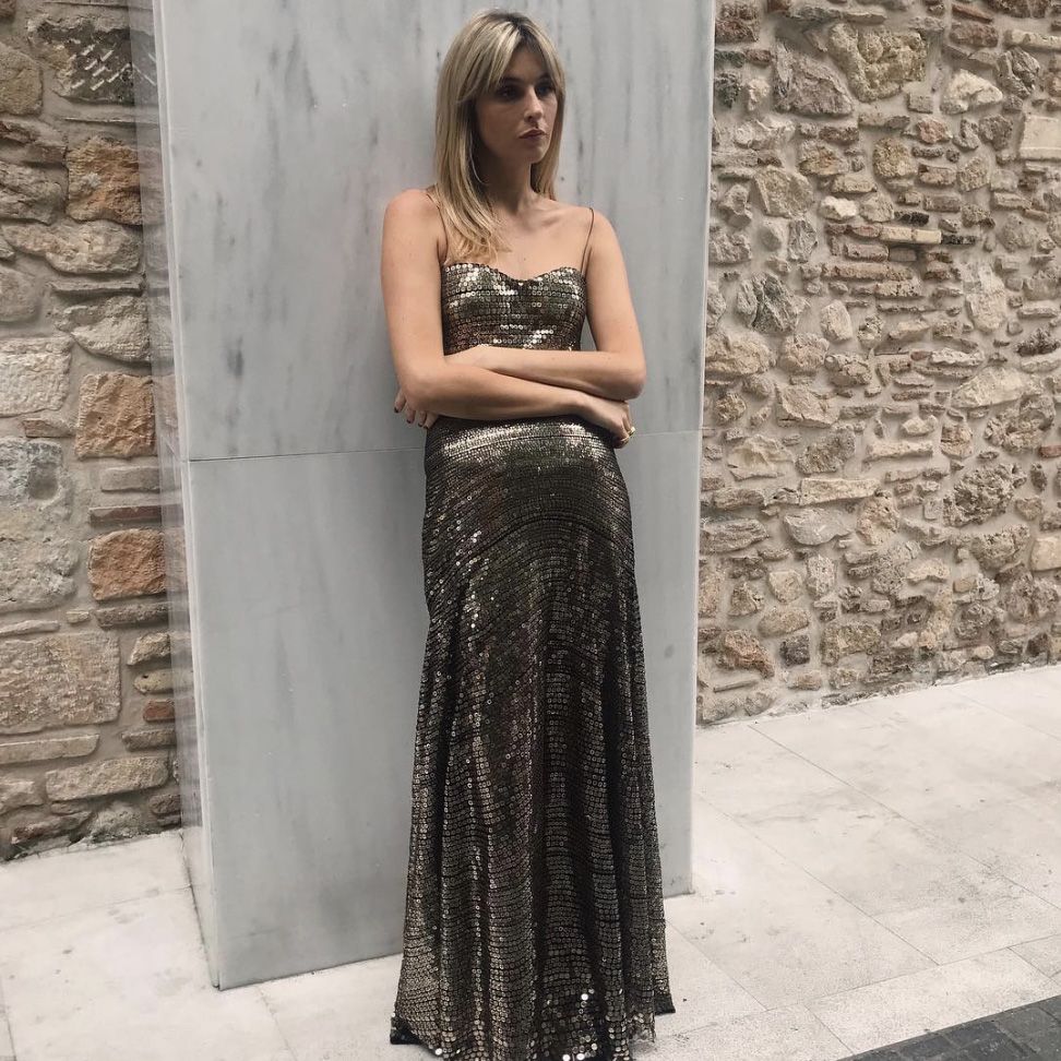 It Girls Will Be Wearing Gold New Year's Dresses This Years | Who What Wear