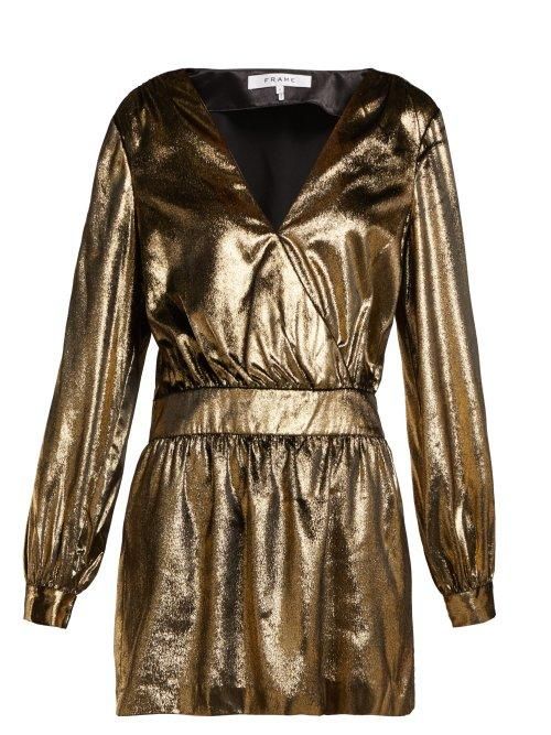 It Girls Will Be Wearing Gold New Year's Dresses This Years | Who What Wear
