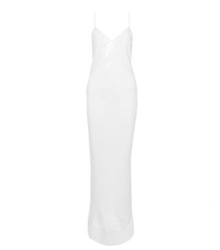 Stella McCartney + Sequined Silk-Chiffon Gown