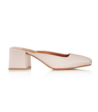 LOQ + Leather Square Heel Mules