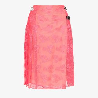 Christopher Kane + Neon Lace Skirt