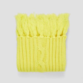 Stradivarius + Neon Cable Knit Scarf