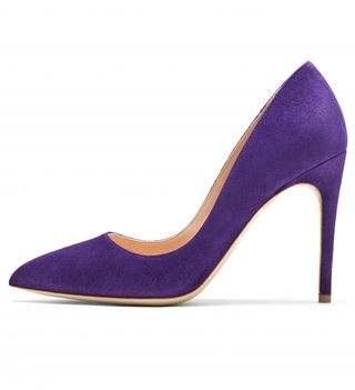 Rupert Sanderson + Malory Shoes in Midnight Suede