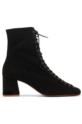 By Far + Becca Suede Ankle Boots