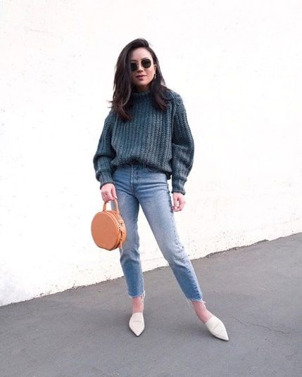 11 Cool Mom-Jean Outfits to Try This Winter | Who What Wear