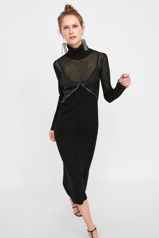 Zara + Lingerie-Style Dress