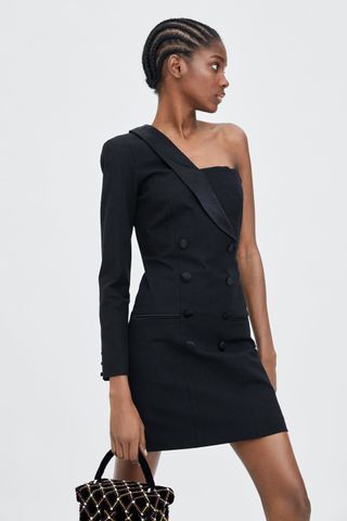 Zara + Tuxedo Dress