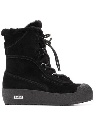 Bally + Lace-Up Snow Boots