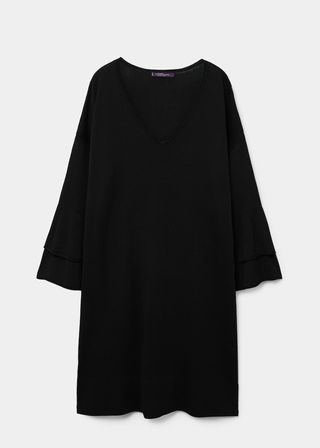 Violeta + Wool-Blend Ponte Dress