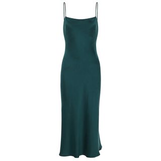 Bec & Bridge + Classic Forest Green Slip Dress
