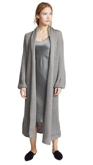 BB Dakota + Chunky Knit Duster Cardigan