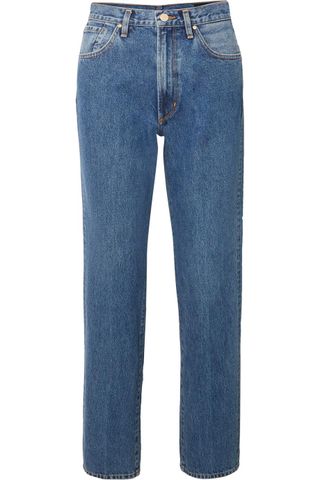 Goldsign + The Classic Fit High-Rise Straight-Leg Jeans