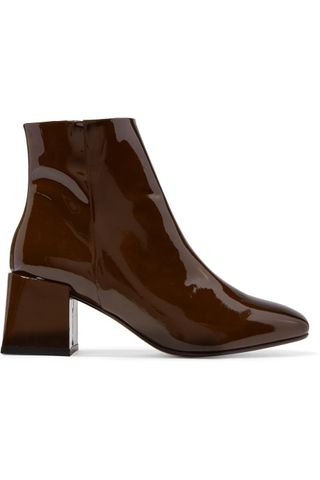 Loq + Lazaro Patent-Leather Ankle Boots