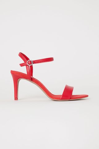 H&M + Red Sandals