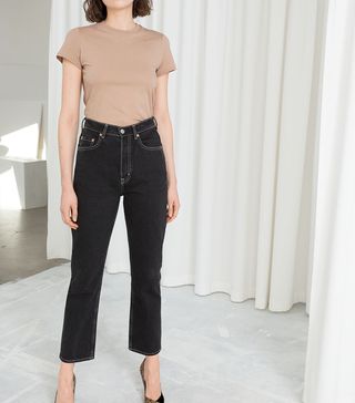 
Other Stories + Cropped Straight High Rise Jeans