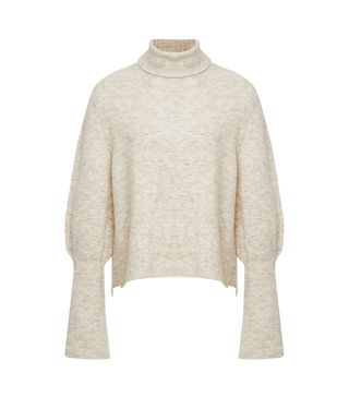 Frame + Rib-Knit Turtleneck Sweater