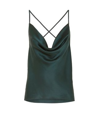 Cami NYC + The Jacqueline Draped Silk-Charmeuse Camisole