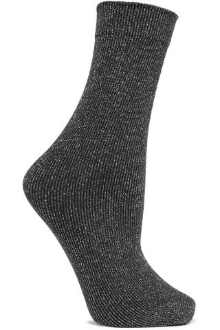 Wolford + Joan Metallic Knitted Socks