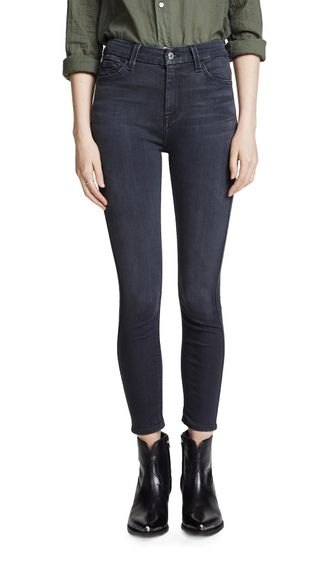 7 for All Mankind + The B(air) High Waisted Ankle Skinny Jeans