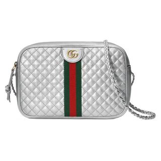 Gucci + Laminated Leather Small Shoulder Bag